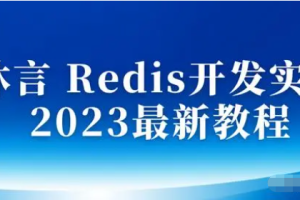 沐言 Redis开发实战 2023最新教程