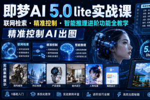 即梦AI 5.0实战：可控绘图＋联网检索＋指令遵循＋国风塑造