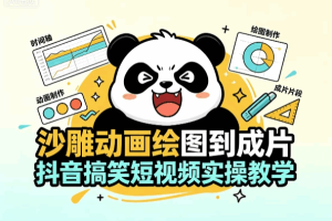 沙雕动画绘图到成片 抖音搞笑短视频实操教学