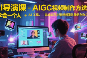 AI课程：从零掌握AIGC视频制作方法论